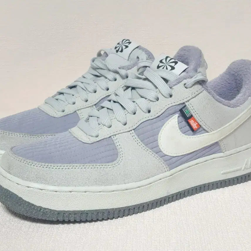 [BUNJANG] Nike Air Force 1 Light Purple Sneakers / 나이키 에어포스 1 라이트 퍼플 255mm