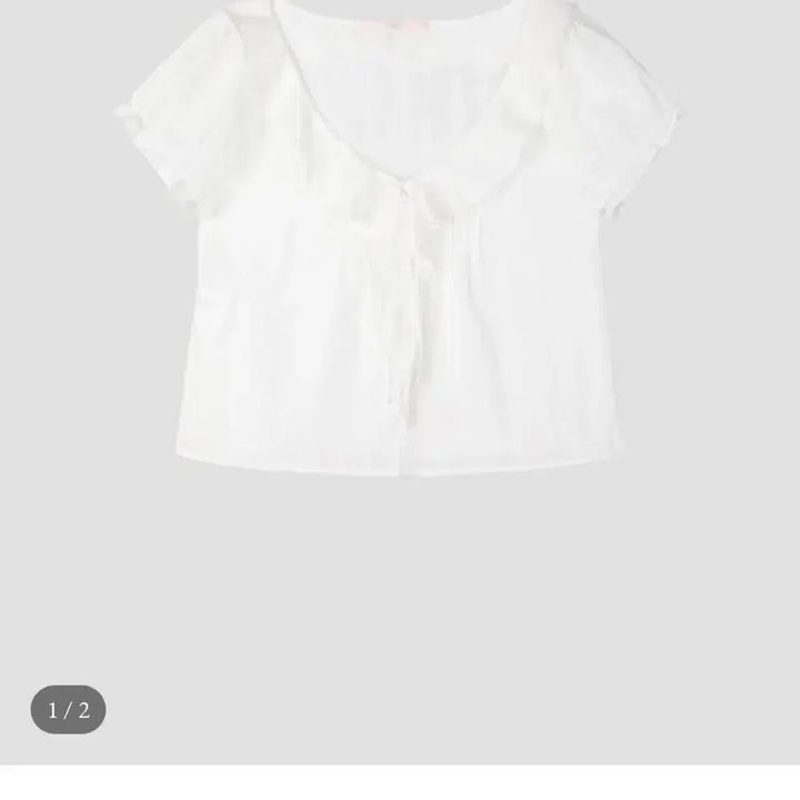 [SOLD OUT] 유솝 Jane ruffle blouse