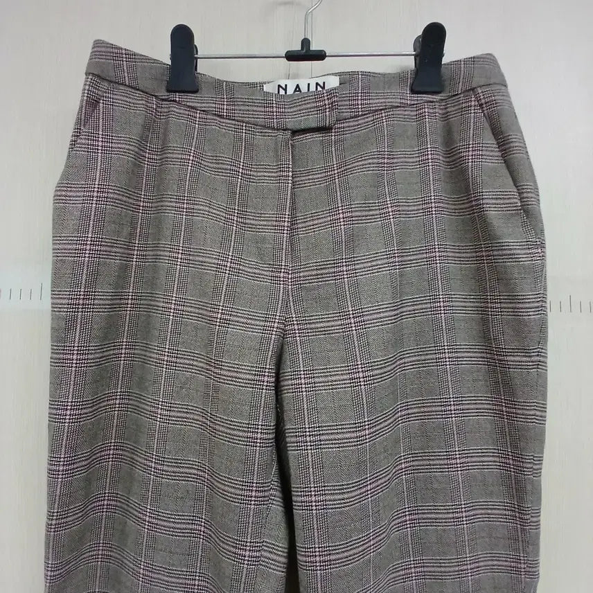 [BUNJANG] NAIN Check Pattern Slacks / NAIN 체크 패턴 슬랙스