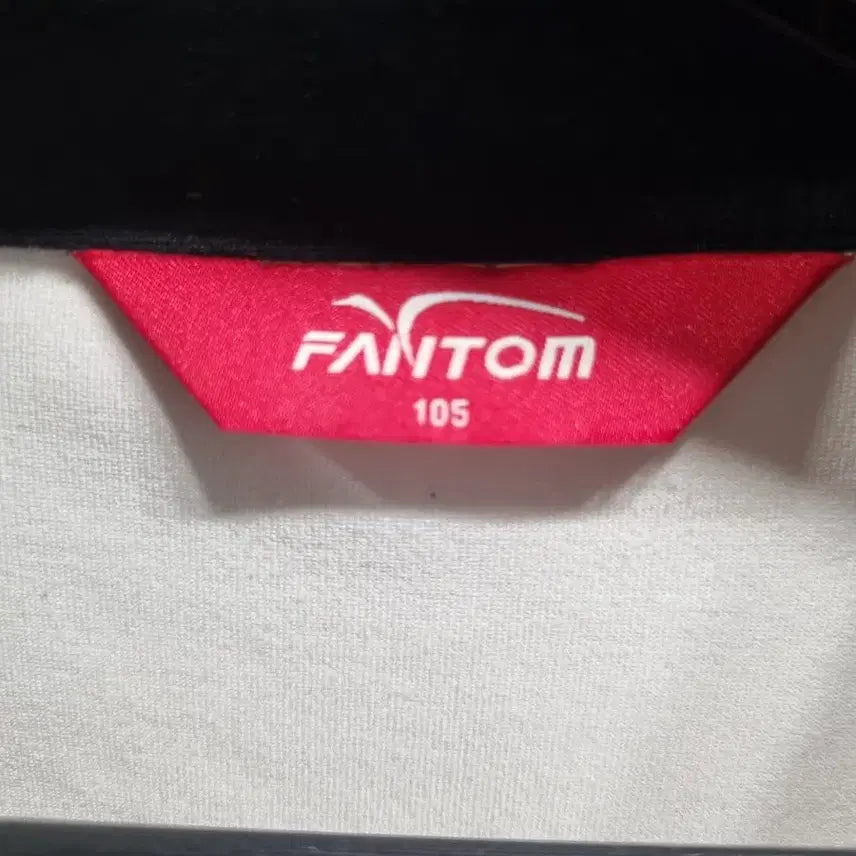 [BUNJANG] FANTOMSPORTS Black Color Block Polo Shirt / FANTOMSPORTS 긴팔 카라티 블랙 배색105