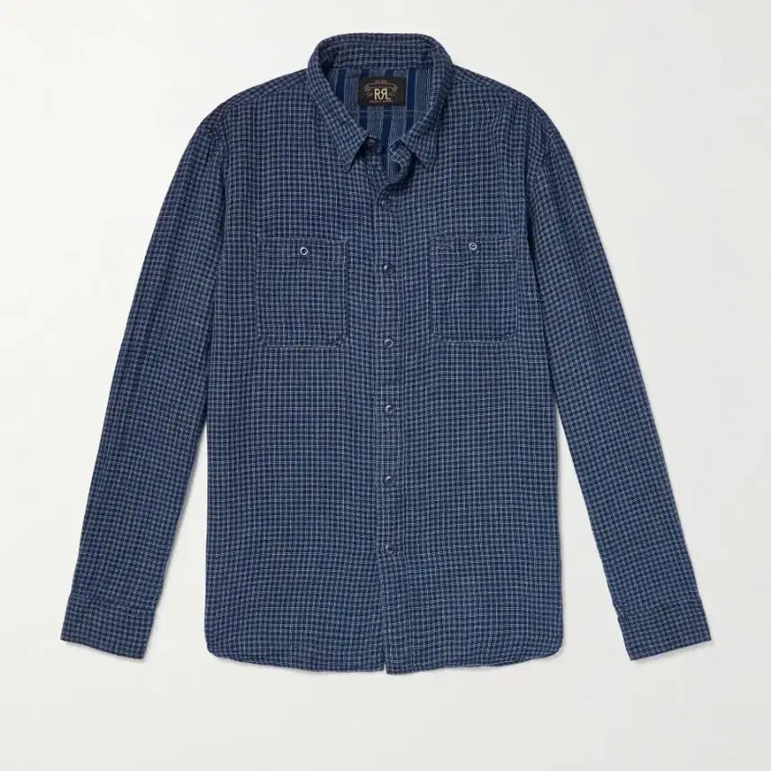 [BUNJANG] RRL Double Faced Check Harvest Shirt S / RRL 더블 페이스드 체크 하베스트 셔츠 s