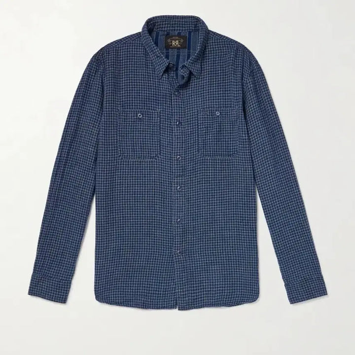 [BUNJANG] RRL Double Faced Check Harvest Shirt S / RRL 더블 페이스드 체크 하베스트 셔츠 s