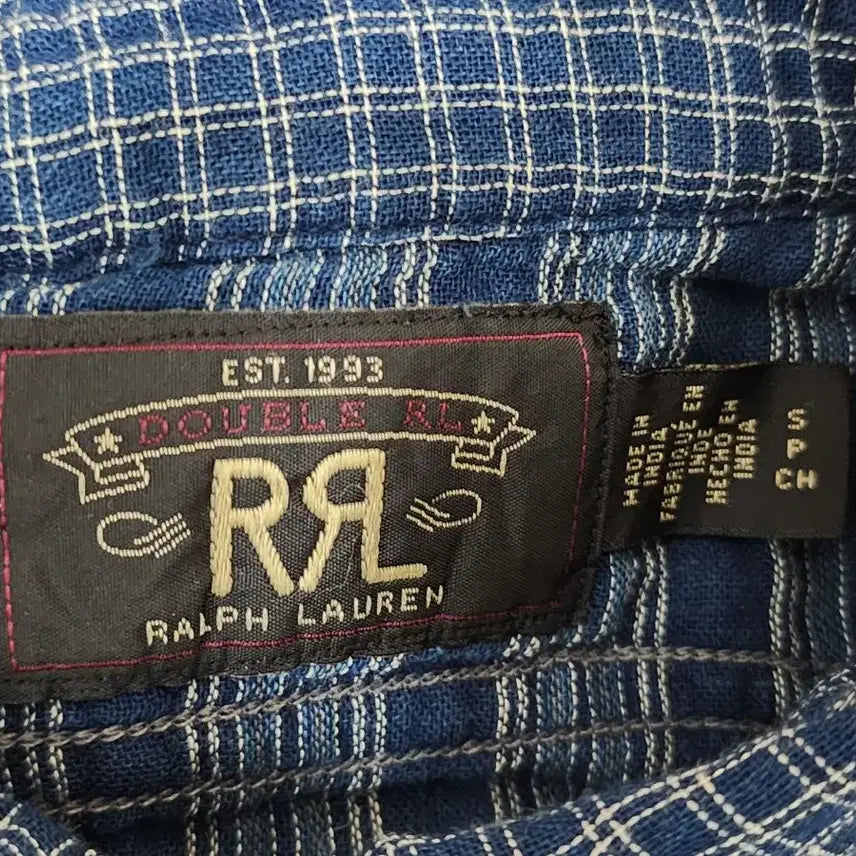 [BUNJANG] RRL Double Faced Check Harvest Shirt S / RRL 더블 페이스드 체크 하베스트 셔츠 s