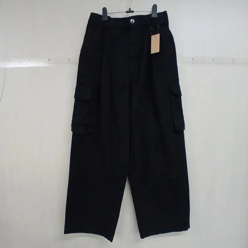 [BUNJANG] 8 Seconds Black Wide Cargo Pants / 8 seconds 블랙 와이드 카고 바지 팬츠