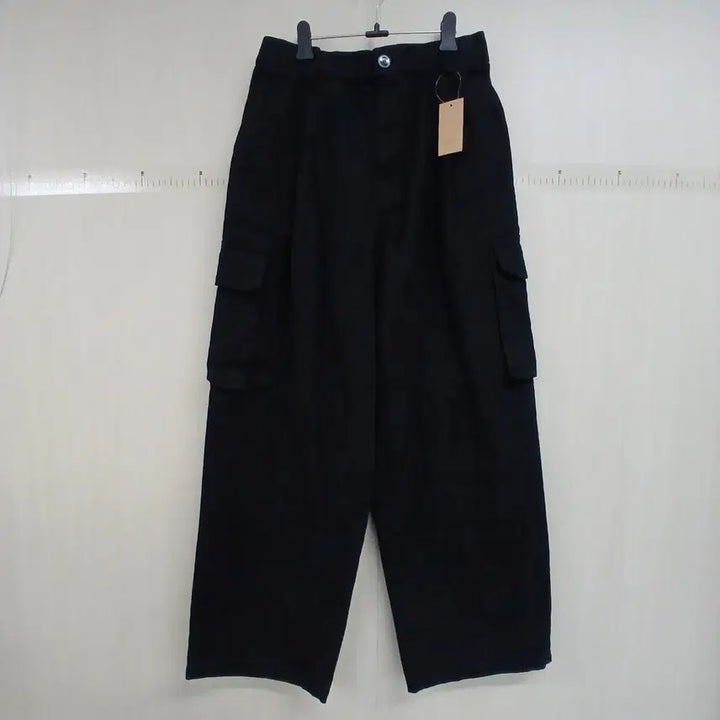 [BUNJANG] 8 Seconds Black Wide Cargo Pants / 8 seconds 블랙 와이드 카고 바지 팬츠