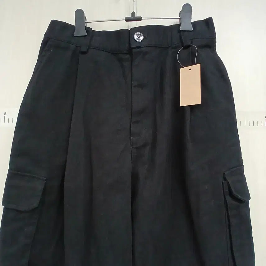 [BUNJANG] 8 Seconds Black Wide Cargo Pants / 8 seconds 블랙 와이드 카고 바지 팬츠