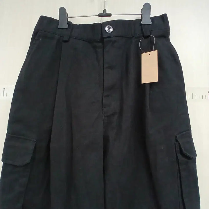 [BUNJANG] 8 Seconds Black Wide Cargo Pants / 8 seconds 블랙 와이드 카고 바지 팬츠