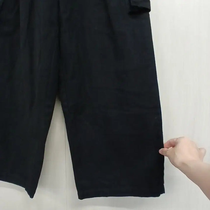 [BUNJANG] 8 Seconds Black Wide Cargo Pants / 8 seconds 블랙 와이드 카고 바지 팬츠