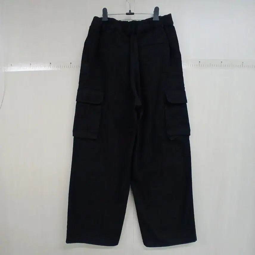 [BUNJANG] 8 Seconds Black Wide Cargo Pants / 8 seconds 블랙 와이드 카고 바지 팬츠