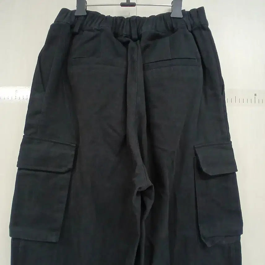 [BUNJANG] 8 Seconds Black Wide Cargo Pants / 8 seconds 블랙 와이드 카고 바지 팬츠
