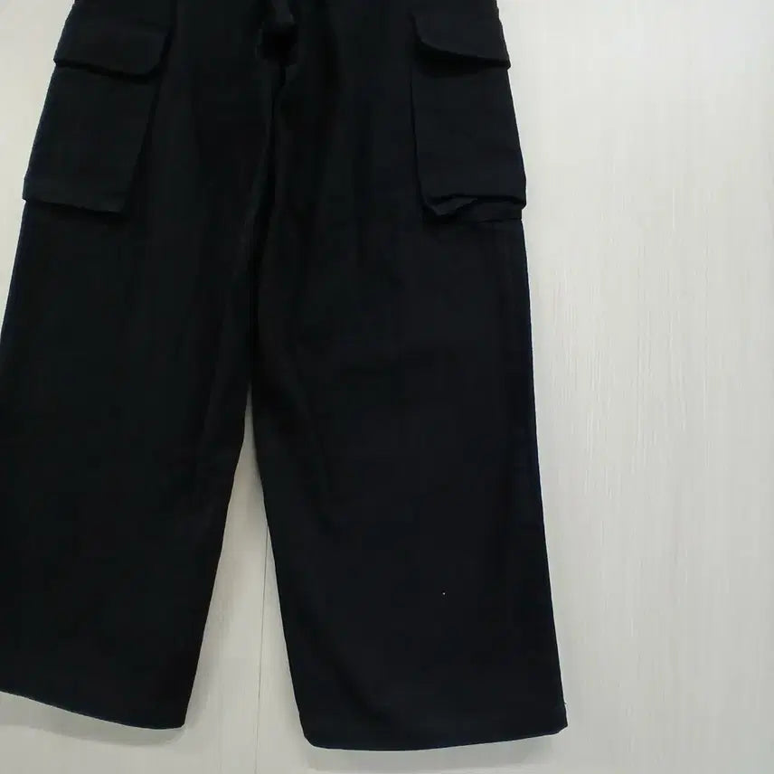 [BUNJANG] 8 Seconds Black Wide Cargo Pants / 8 seconds 블랙 와이드 카고 바지 팬츠