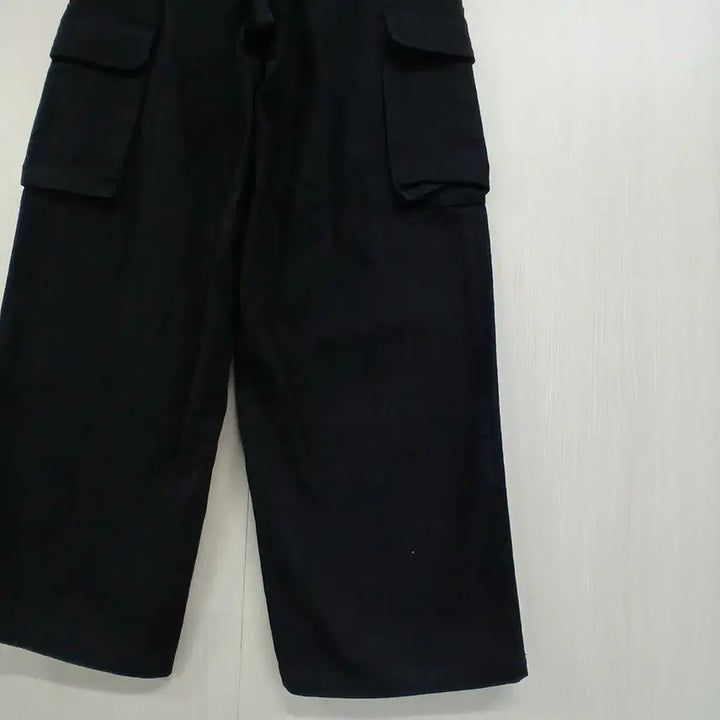 [BUNJANG] 8 Seconds Black Wide Cargo Pants / 8 seconds 블랙 와이드 카고 바지 팬츠