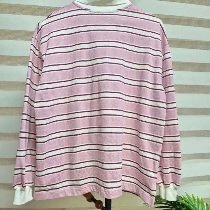 [BUNJANG] MarsenAvril Rugby Shirt Pink / 택포)MarsenAvril    럭비 티셔츠 핑크
