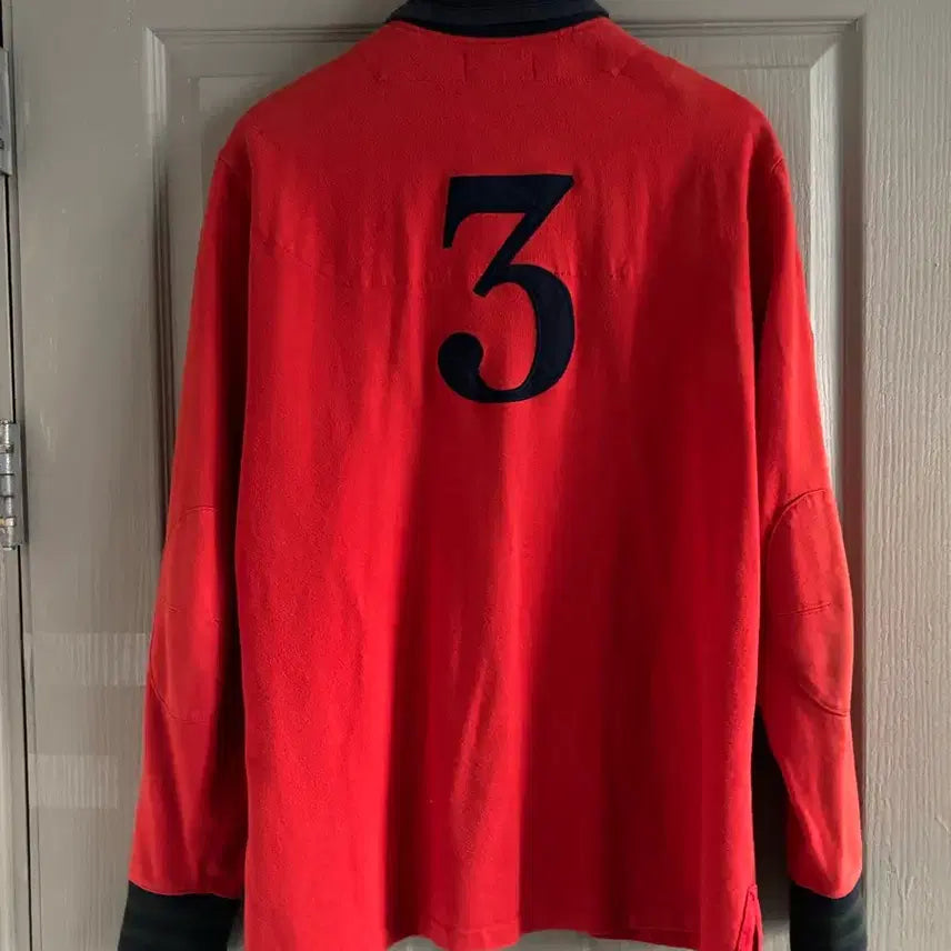[BUNJANG] Polo Ralph Lauren Rugby Shirt / 90s 폴로 랄프로렌 빅포니 럭비 카라 티셔츠