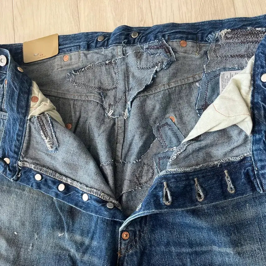 [SOLD OUT] 리바이스빈티지클로딩 LVC15501-0011 콘밀 34사이즈