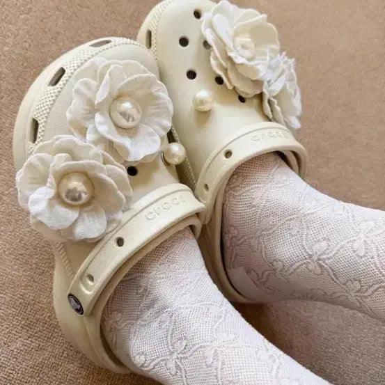[BUNJANG] Crocs Flower Decoration Charm / 크록스 지비츠 플라워 데코