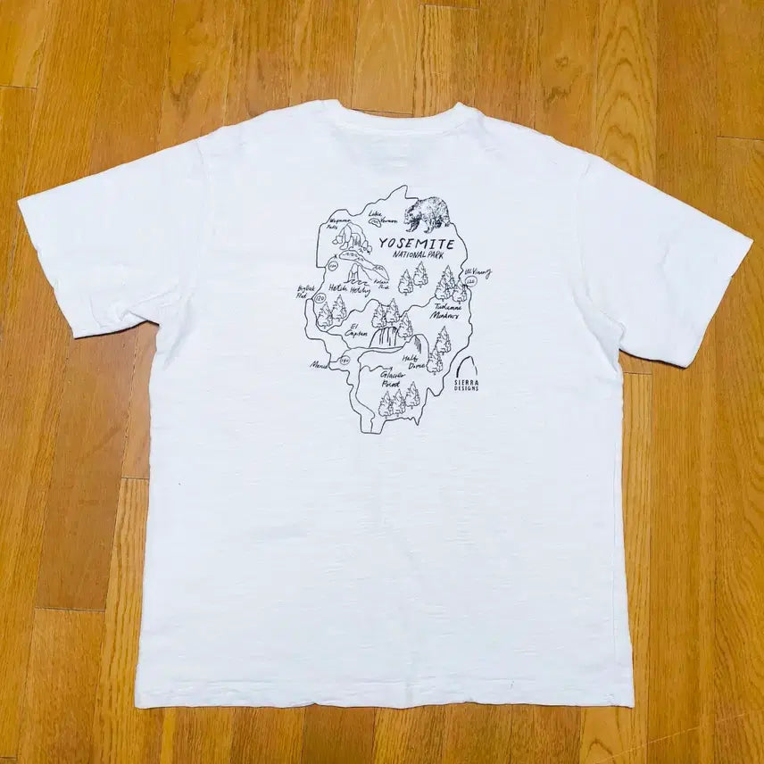 [BUNJANG] Sierra Designs White Pocket T-Shirt / [L] 시에라 디자인(Sierra Designs) 화이트 포켓 티셔츠