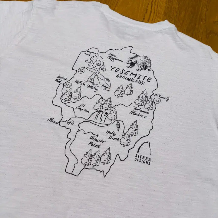 [BUNJANG] Sierra Designs White Pocket T-Shirt / [L] 시에라 디자인(Sierra Designs) 화이트 포켓 티셔츠