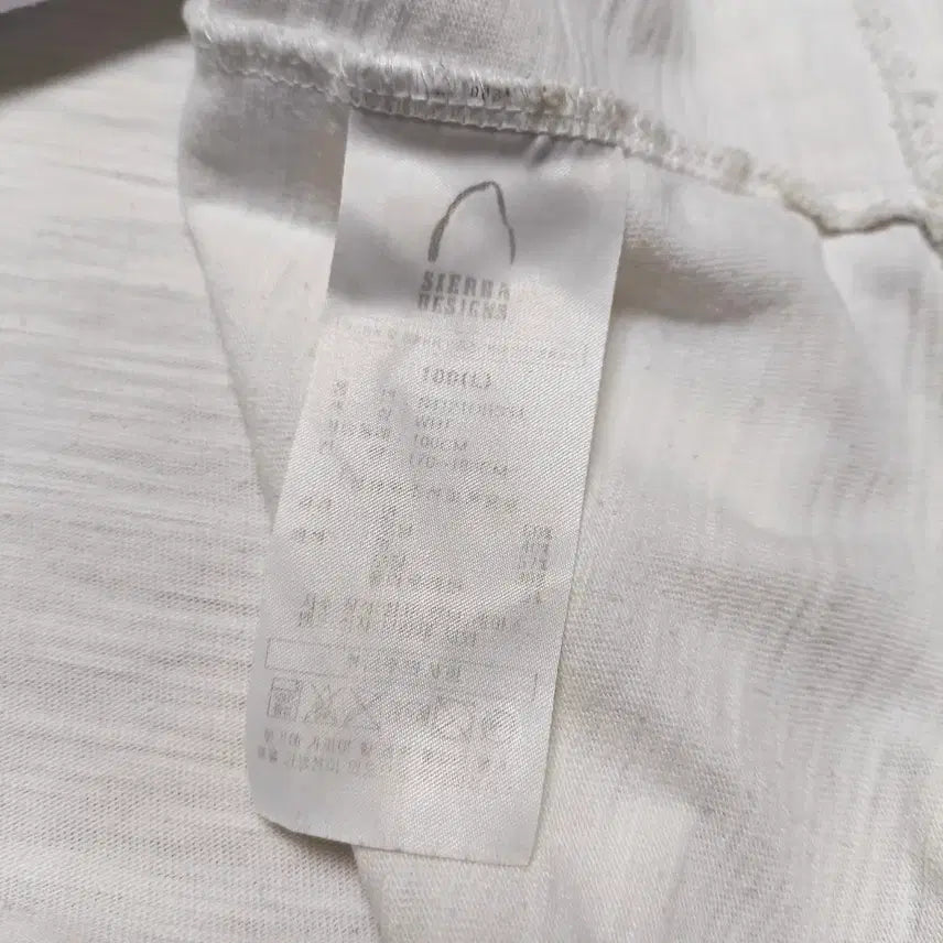 [BUNJANG] Sierra Designs White Pocket T-Shirt / [L] 시에라 디자인(Sierra Designs) 화이트 포켓 티셔츠