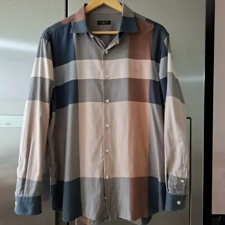 [SOLD OUT] 닥스 체크 패턴 긴팔 셔츠