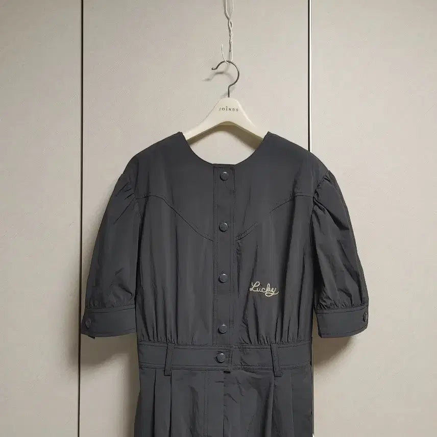 [BUNJANG] Lucky Chouette Back Ribbon Jumpsuit / 럭키슈에뜨 백리본 점프슈트