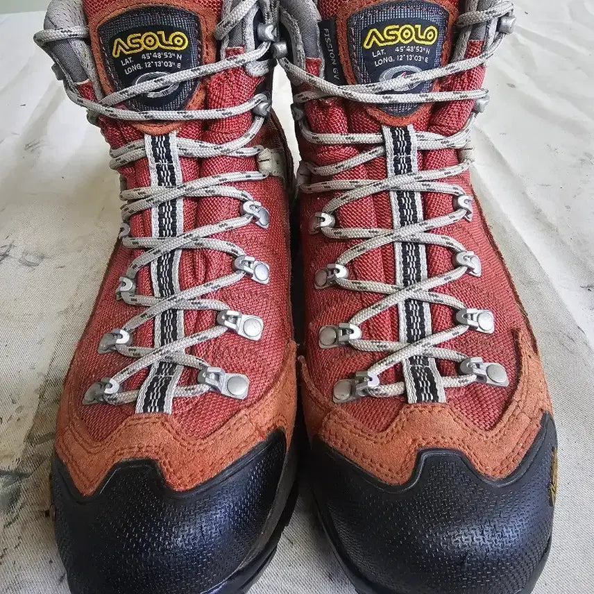 [BUNJANG] Asolo Fission GV Gore-Tex Hiking Boots / 아솔로 고어텍스등산화 240미리 FISSION GV 레드