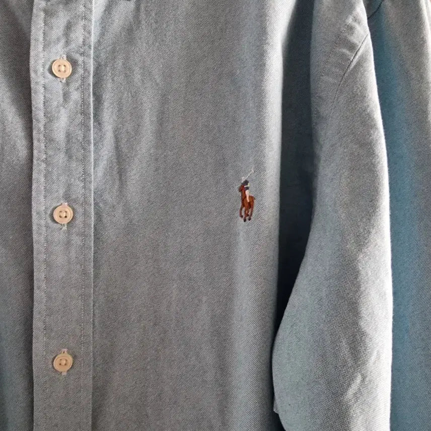 [BUNJANG] Polo Unisex Sky Blue Shirt XL / 폴로셔츠 남녀공용 사이즈XL