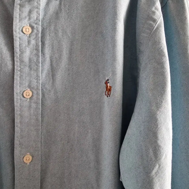 [BUNJANG] Polo Unisex Sky Blue Shirt XL / 폴로셔츠 남녀공용 사이즈XL