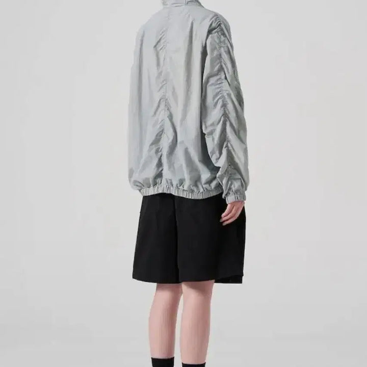[BUNJANG] A Seconds Loose Fit Shirring Jacket / 에이세컨즈 루즈핏 셔링 간절기점퍼 아우터