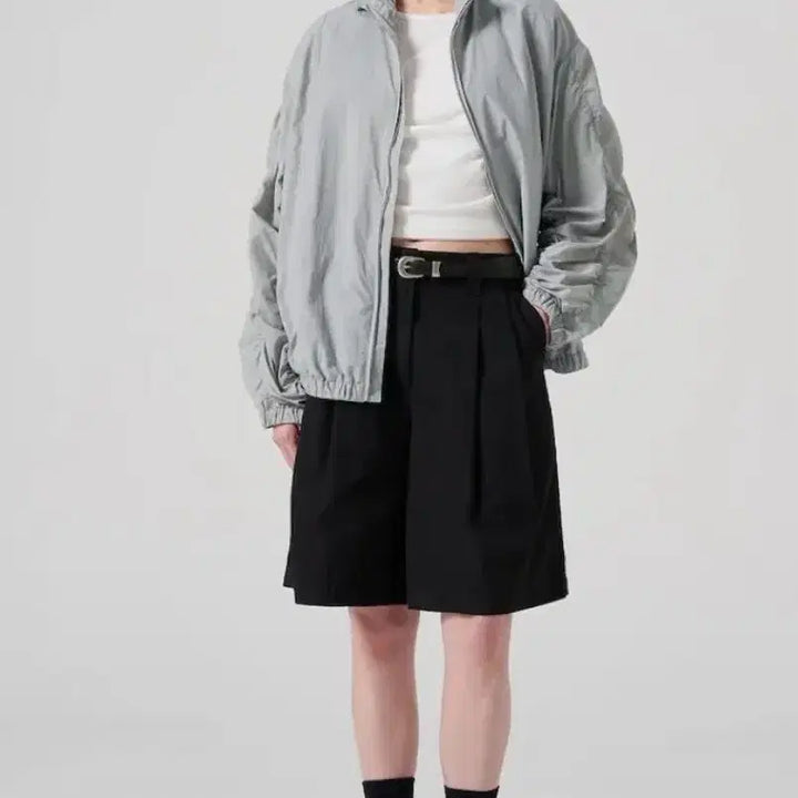 [BUNJANG] A Seconds Loose Fit Shirring Jacket / 에이세컨즈 루즈핏 셔링 간절기점퍼 아우터