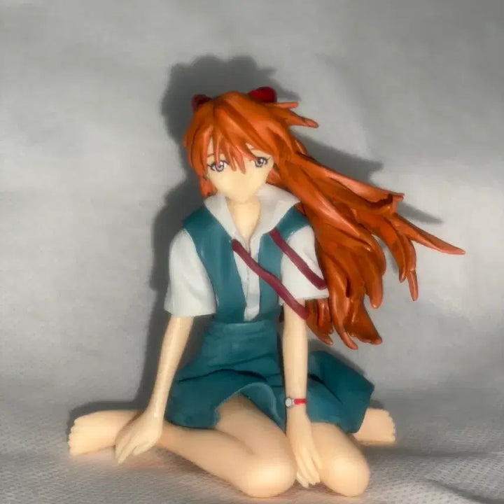 [BUNJANG] Sega Evangelion Asuka Soryu Noodle Stopper Figure / 세가 에반게리온 아스카 좌상 누들스토퍼