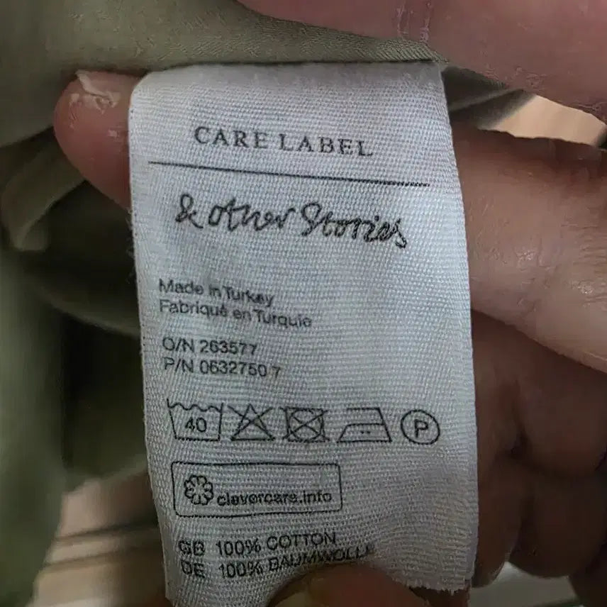 [BUNJANG] And Other Stories V-Neck Cotton Kaftan Dress / 앤아더스토리즈 브이넥 코튼 카프탄 원피스