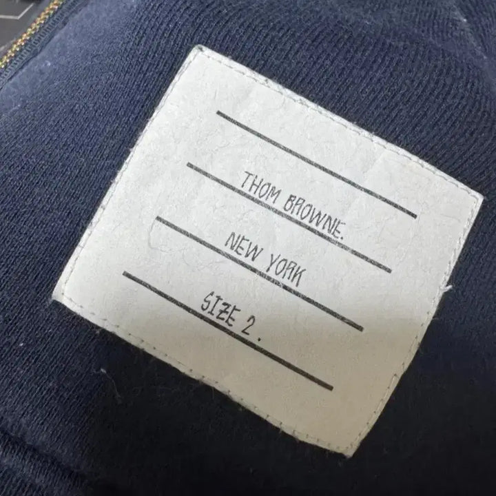 [BUNJANG] Thom Browne 21-22 Chevron Armband Hoodie / 톰브라운 사선완장 21~22년식 정품 후드집업