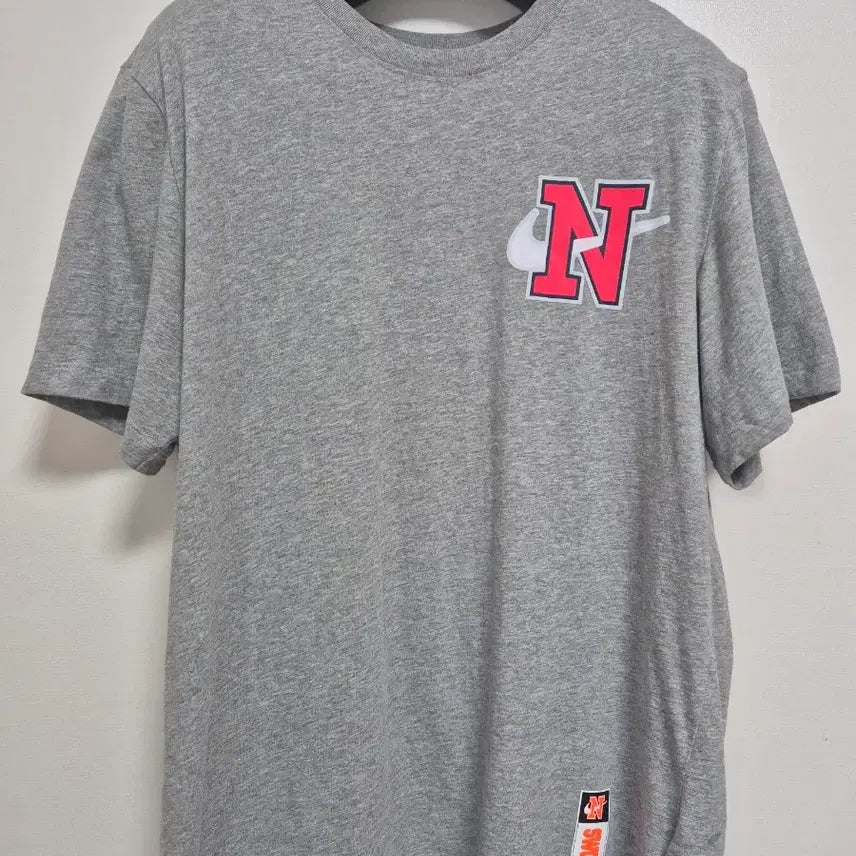 [BUNJANG] Nike N Logo Gray T-shirt / 나이키 N 로고 회색 티셔츠!최상품!