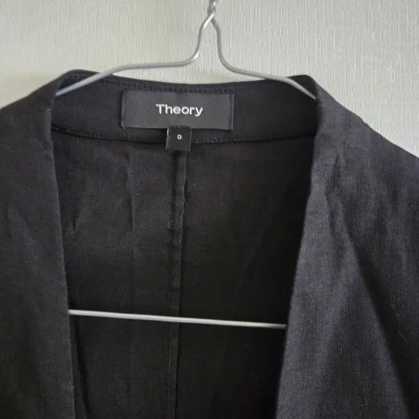 [BUNJANG] Theory Linen Short Jacket / Theory 띠어리 블랙 숏  마자켓