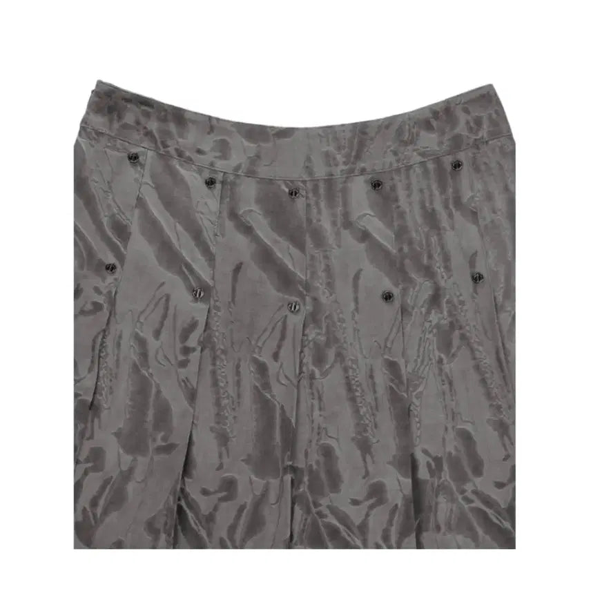 [BUNJANG] Trimming Birds Marble Rivet Pleated Skirt / 트리밍버드 마블 리벳 플리츠 스커트 그레이