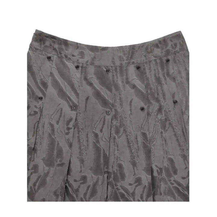[BUNJANG] Trimming Birds Marble Rivet Pleated Skirt / 트리밍버드 마블 리벳 플리츠 스커트 그레이