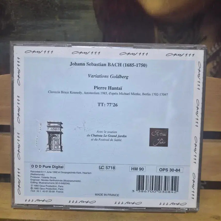 [BUNJANG] Bach Goldberg Variations 헌테이 Opus 111 CD / 바흐 골드베르크 변주곡 헌테이 Opus 111 CD