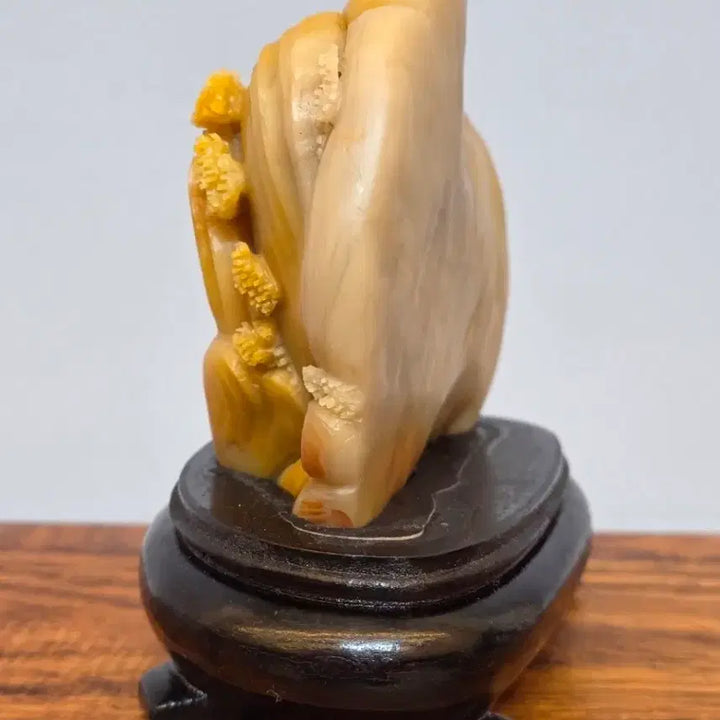 [BUNJANG] Jade Carving Mineral Suiseki / 26042620 디테일한 조각이 멋진 옥 조각 광물 수석 팝니다