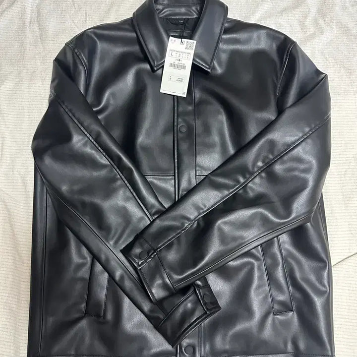 [BUNJANG] ZARA Leather Jacket L / 자라 가죽레더 자켓 L