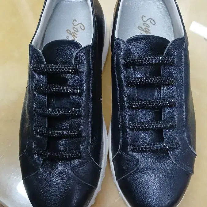[BUNJANG] So You Casual Leather Sneakers / 여성신발 소유 캐주얼 가죽 운동화