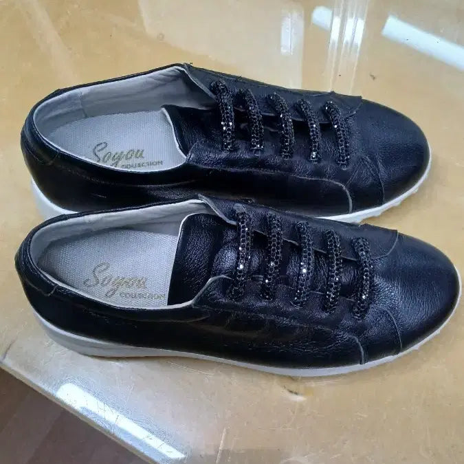 [BUNJANG] So You Casual Leather Sneakers / 여성신발 소유 캐주얼 가죽 운동화