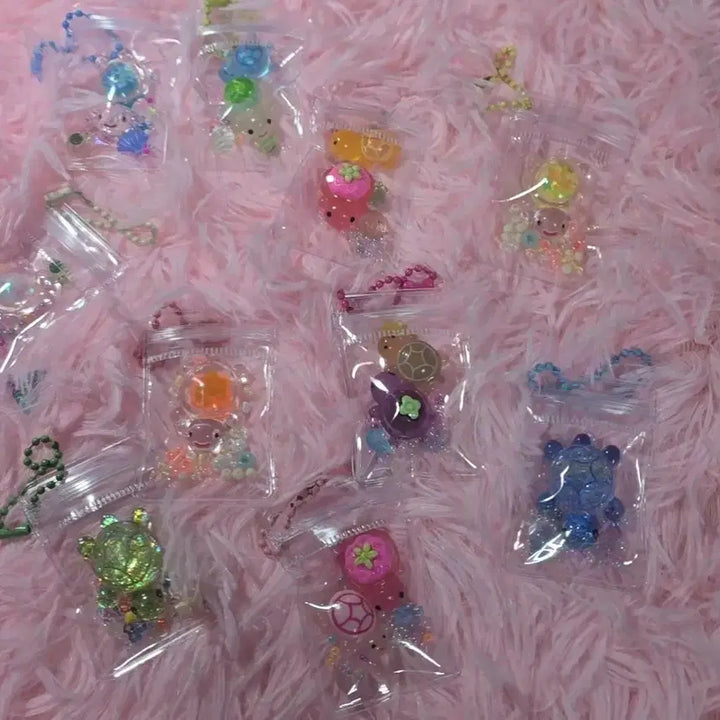 [BUNJANG] Random Turtle Charm Keyring (4+1) / 랜덤 거북이 행운 키링(4+1)