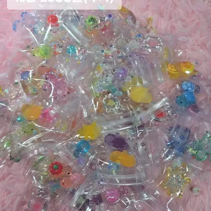 [BUNJANG] Random Turtle Charm Keyring (4+1) / 랜덤 거북이 행운 키링(4+1)
