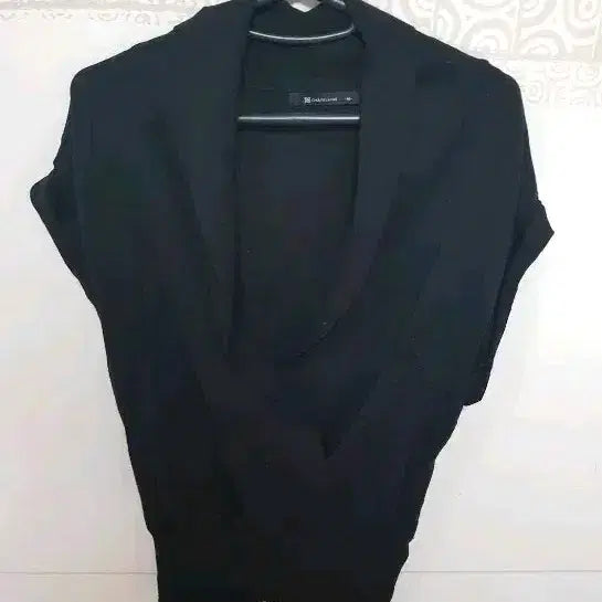 [BUNJANG] Chatelaine Black Knit Vest / 샤트렌 블랙  니트 베스트 조끼 95