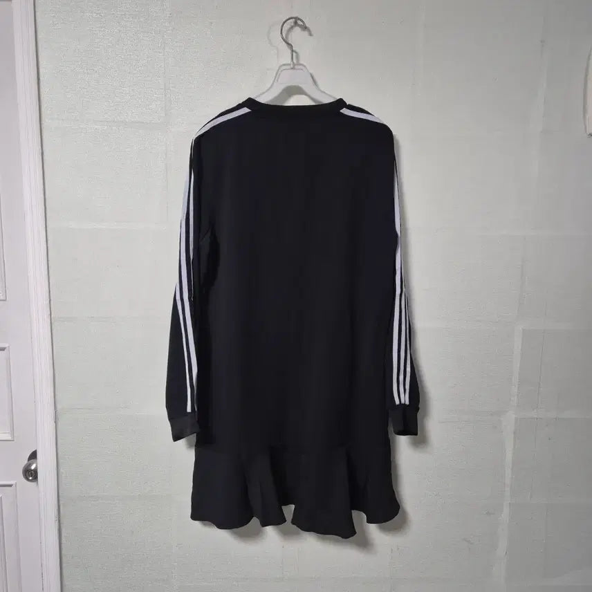 [SOLD OUT] 아디다스 삼선 블랙 롱 원피스
