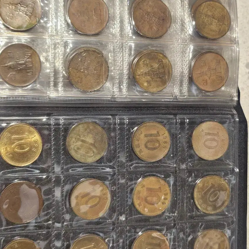 [BUNJANG] Korean 10 Won Brass Coin Collection / 한국 10원 황동화/구권 동전 컬렉션