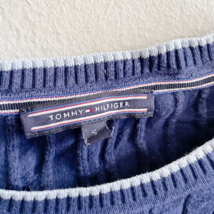 [BUNJANG] Tommy Hilfiger Cable Knit Sweater / 55) 타미힐피거 케이블 니트