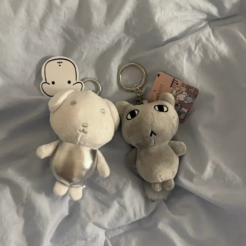 [SOLD OUT] (새상품) 가나디, 고냐니 키링 인형 세트