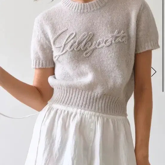 [BUNJANG] Lilykots Short Sleeve Knit Top / 릴리코츠 반팔 니트